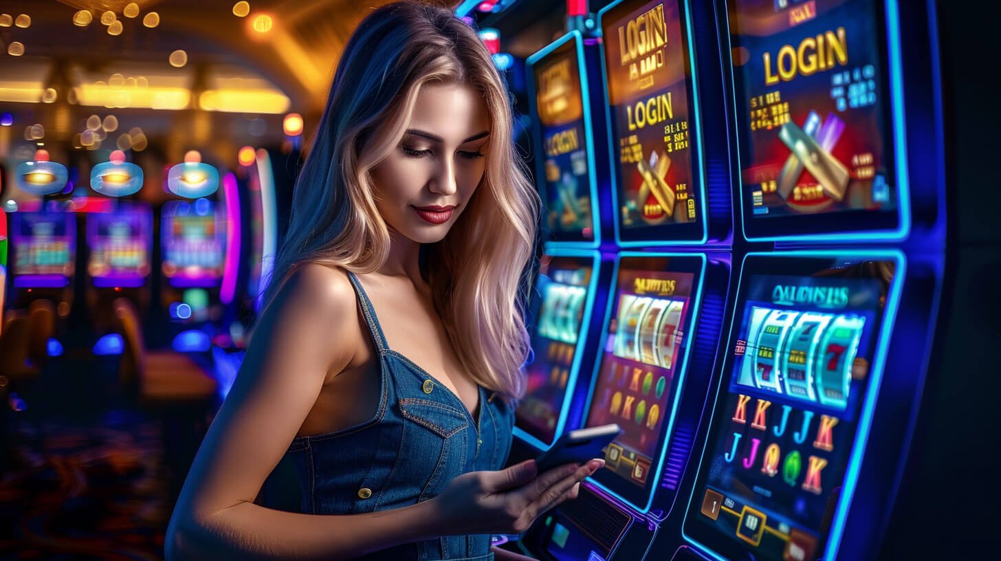 Slots section on Scatter Link with reel games and jackpot titles
